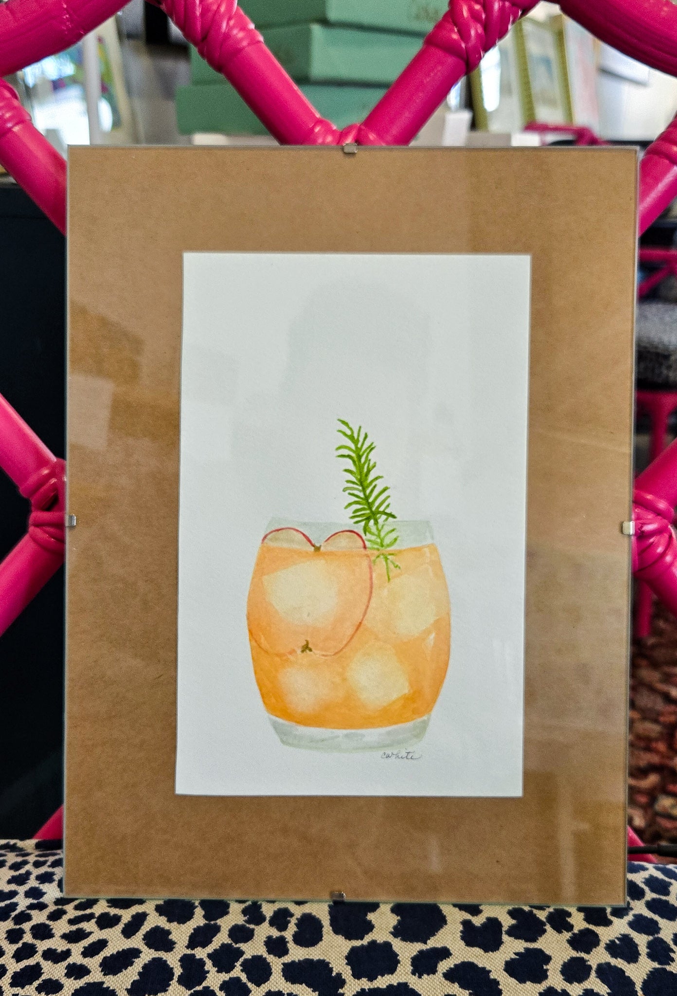 Bar Art - Apple Cide Bourbon Cocktail