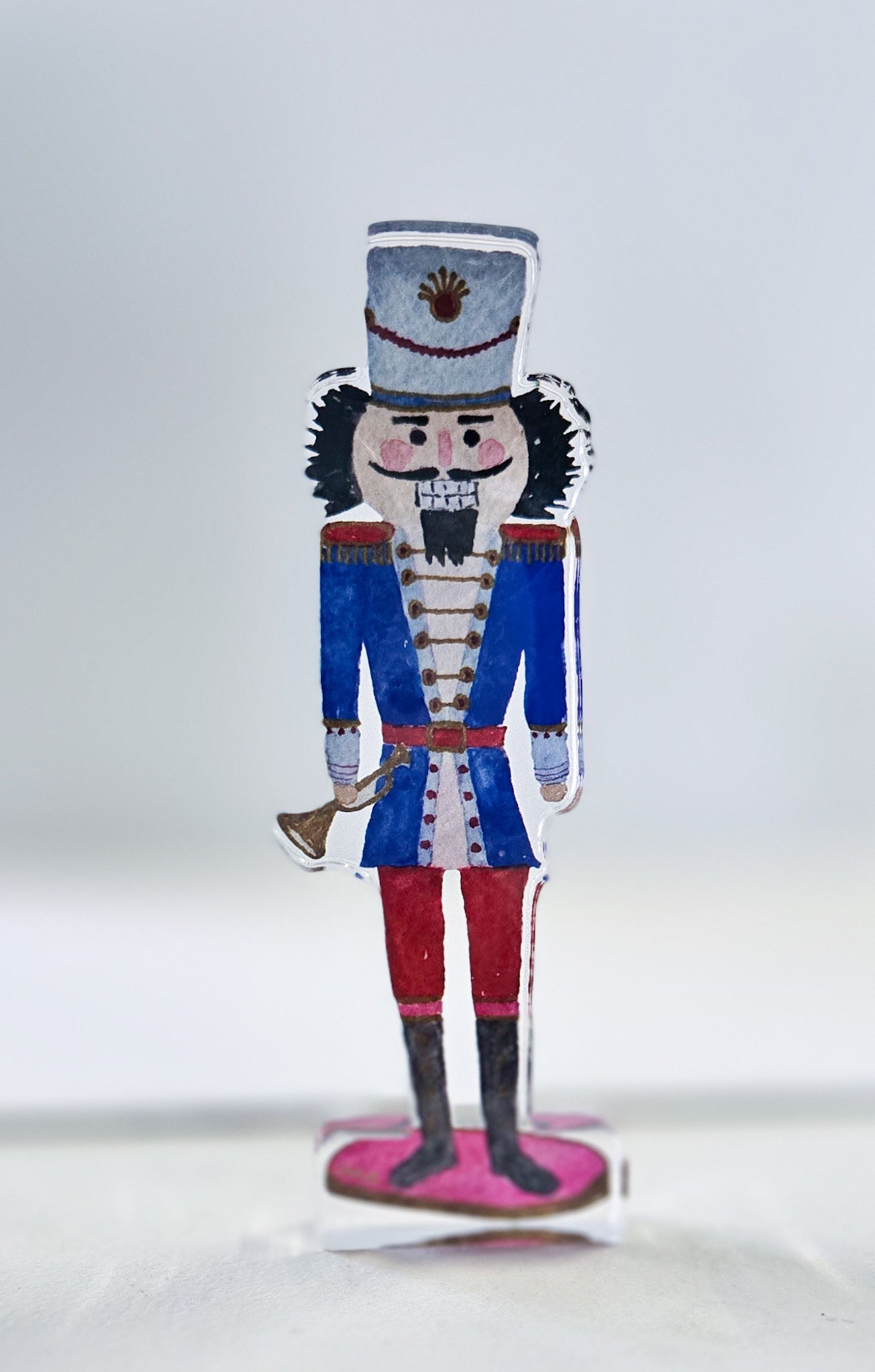 Acrylic Nutcracker Cutout Blue