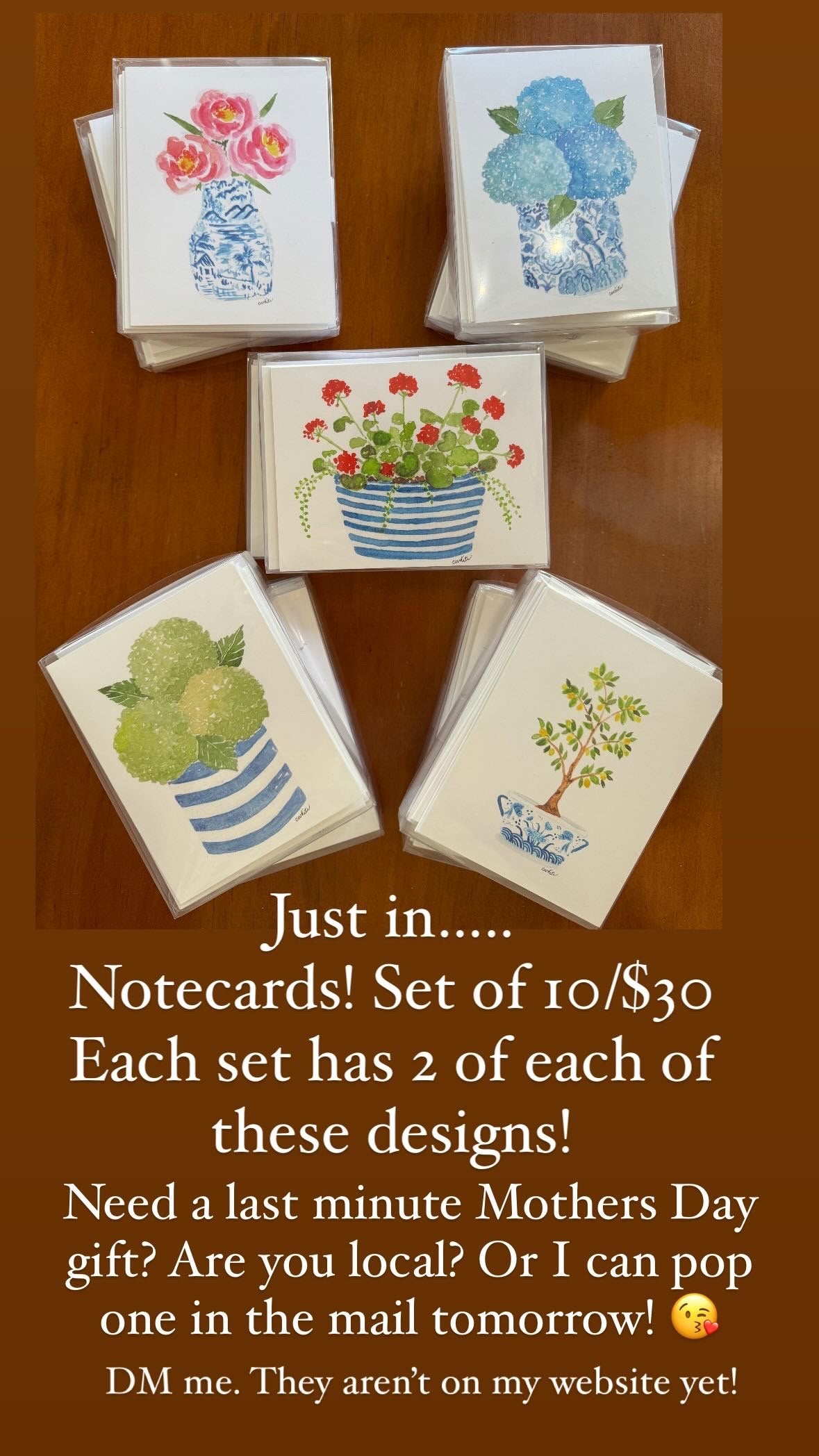 Chinoiserie Garden Notecards
