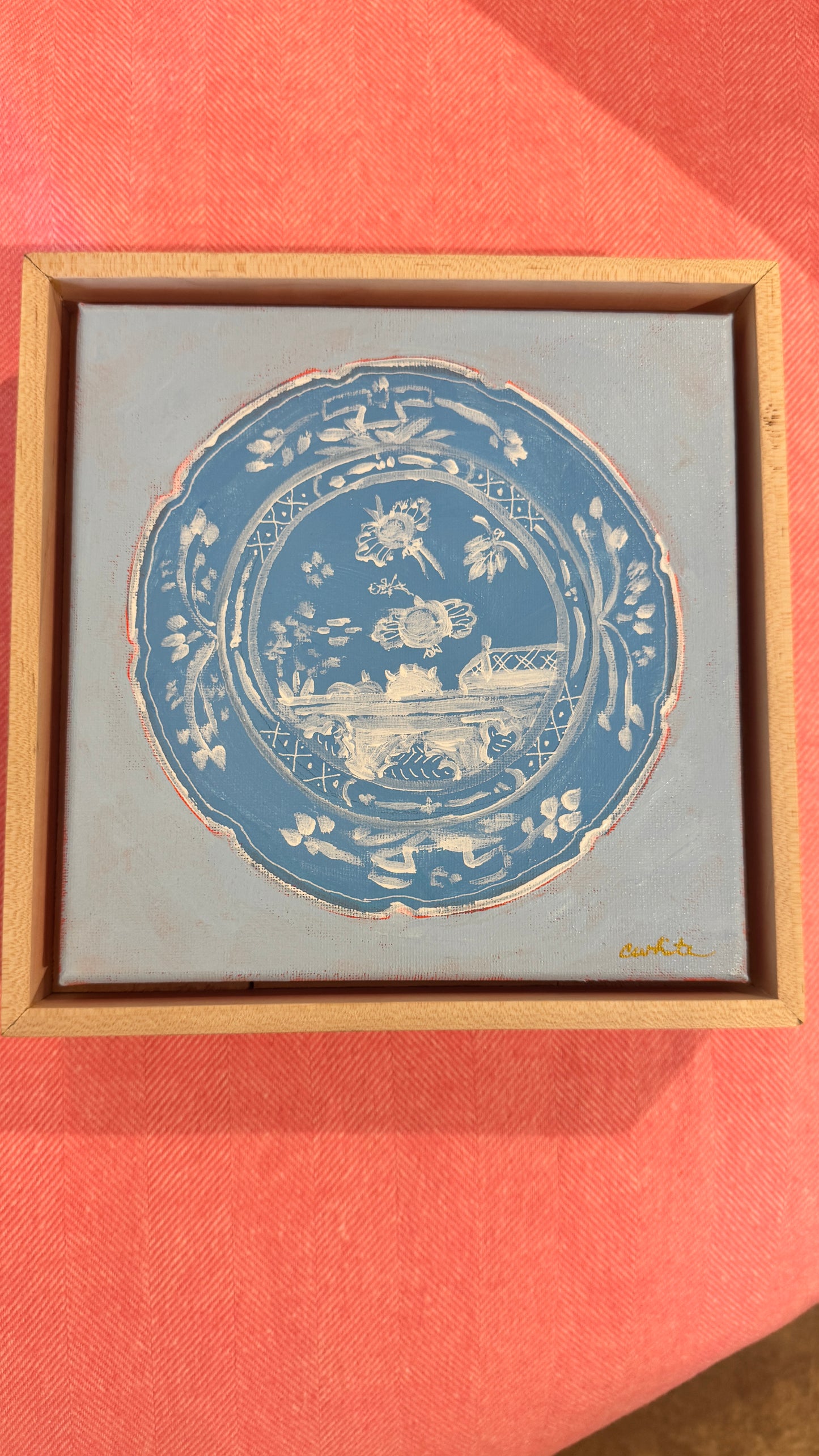 Porcelain Stories-Giorni light blue and white 8x8