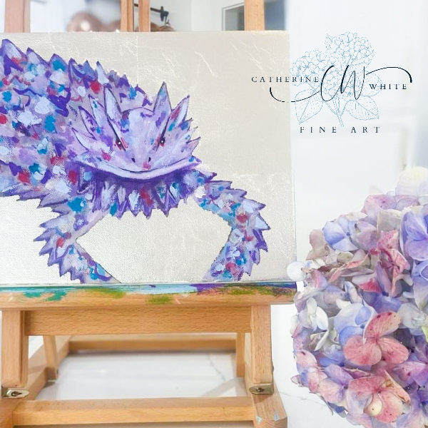 Fierce Frog Original Art
