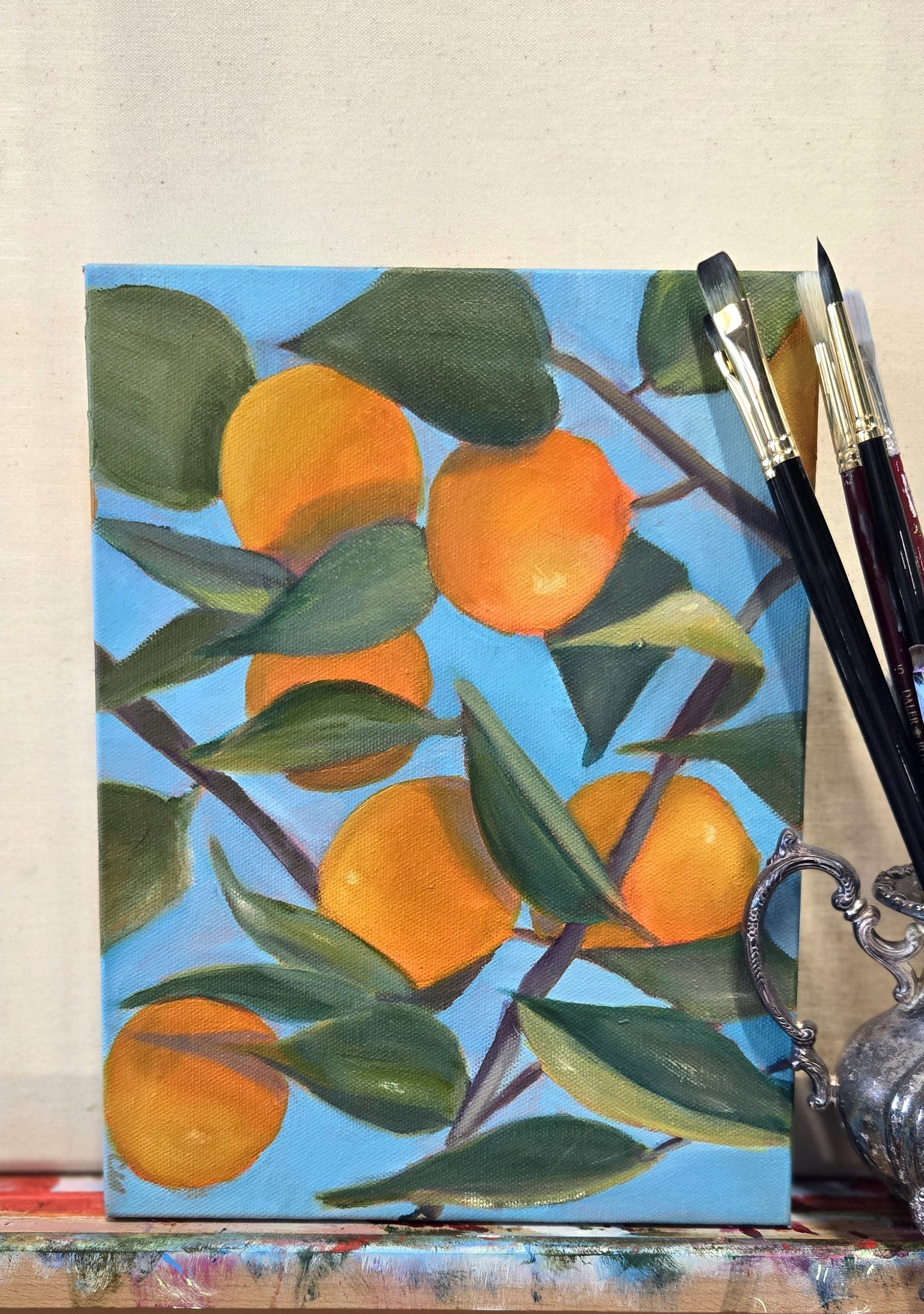 Orange Grove Original Art
