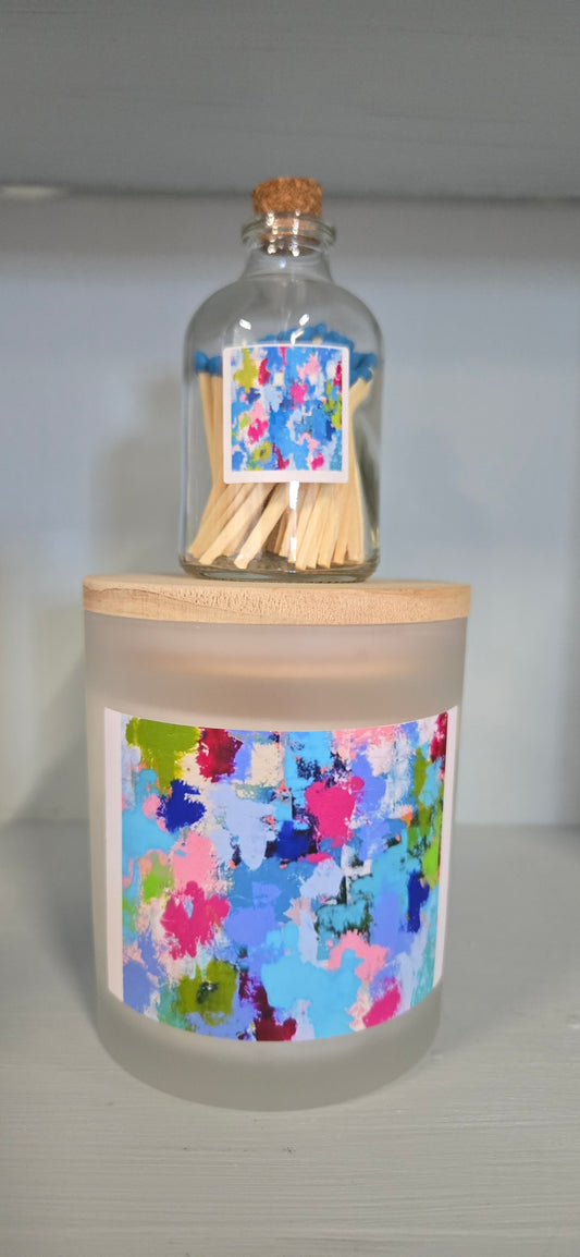 Beach Days Candle and Matches Set