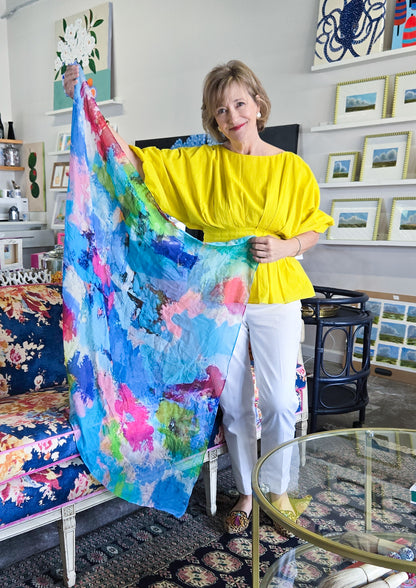 Abstract Scarf "Beach Days"