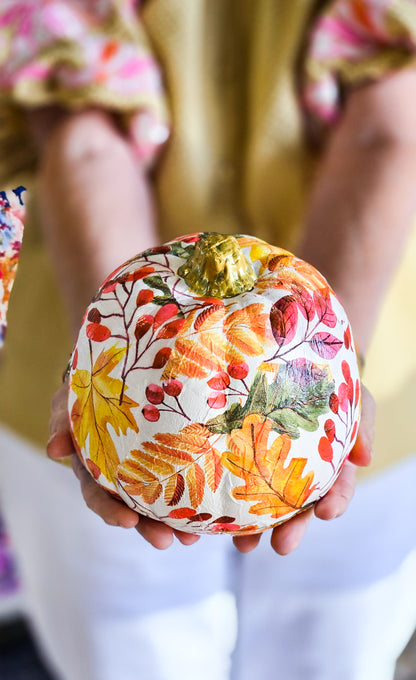 Decoupage Pumpkin Workshop