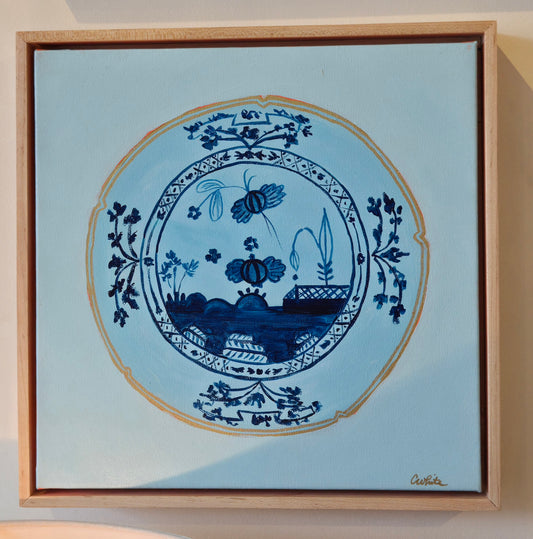 Porcelain Stories- Giorni blue 8x8