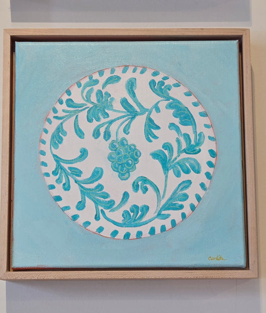 Porcelain Stories Vietri Arezzo -  Turquoise 10x10