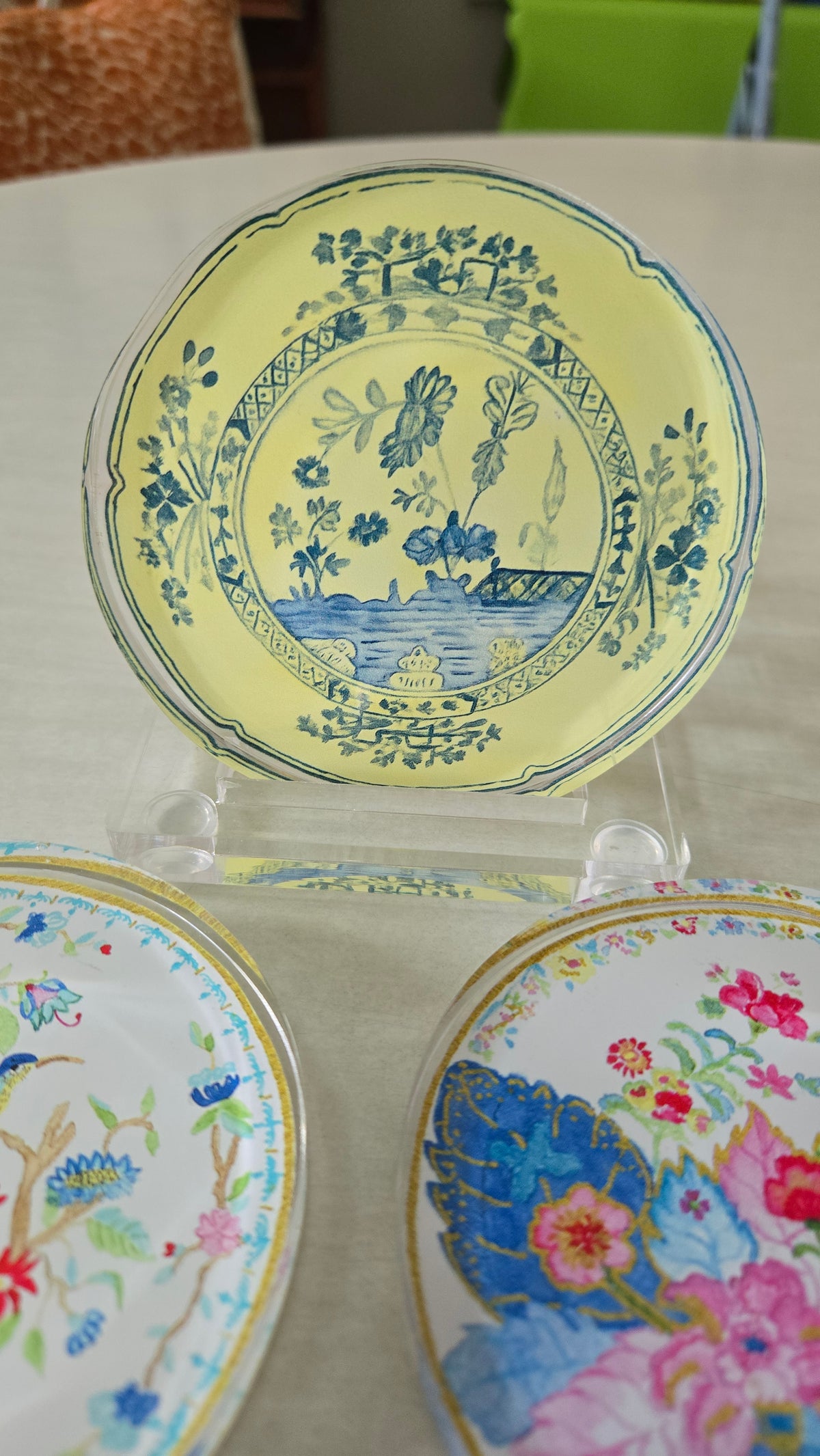 Acrylic Porcelain Stories Coasters