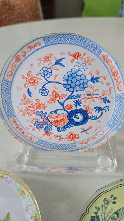 Acrylic Porcelain Stories Coasters