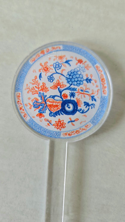 Acrylic Porcelain Stories Drink Stir Sticks