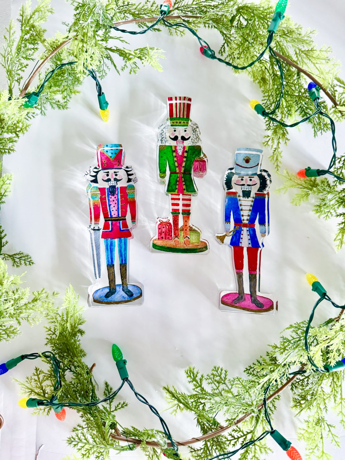 Acrylic Nutcracker Cutout Set of Three